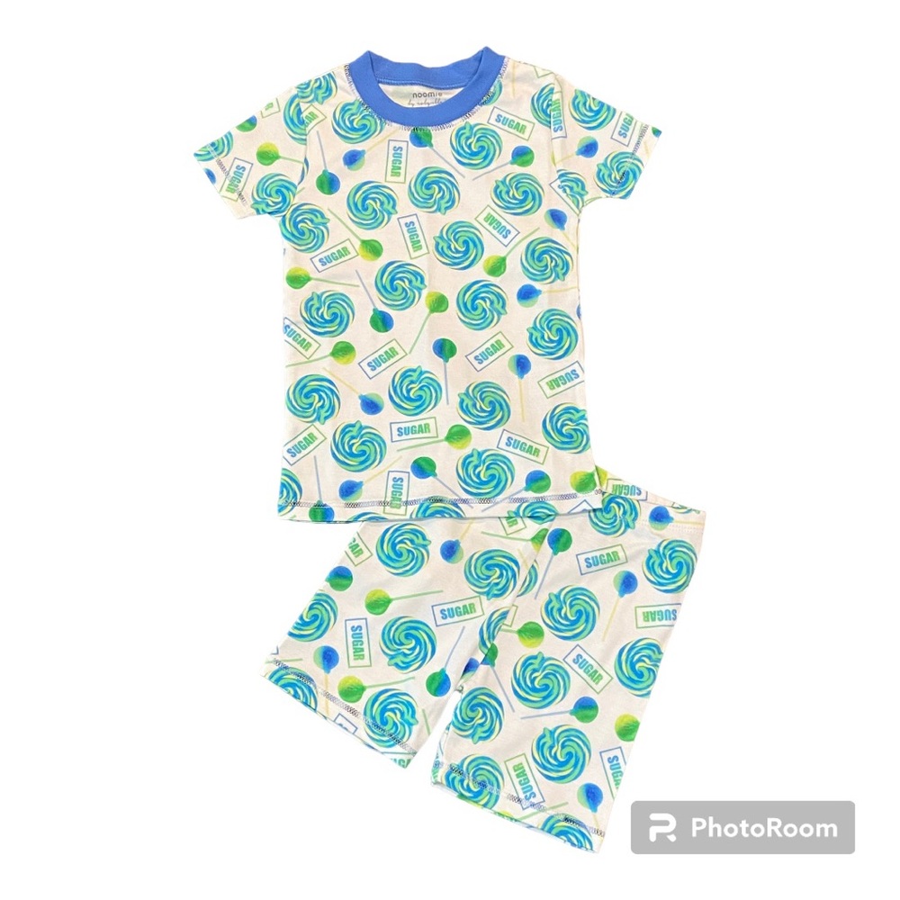 Noomie Lollipops Tshirt/shorts Pjs by Robyn Blair